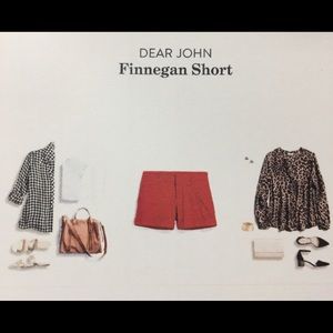 Dear John Shorts - Red cuffed shorts Dear John Shorts - Red cuffed shorts